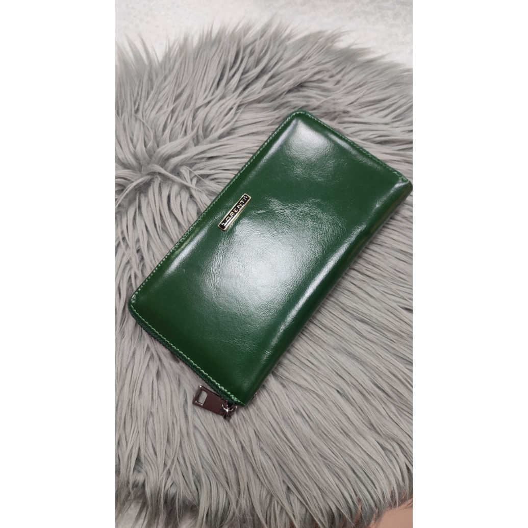 Lorenti zöld női bőrpénztárca