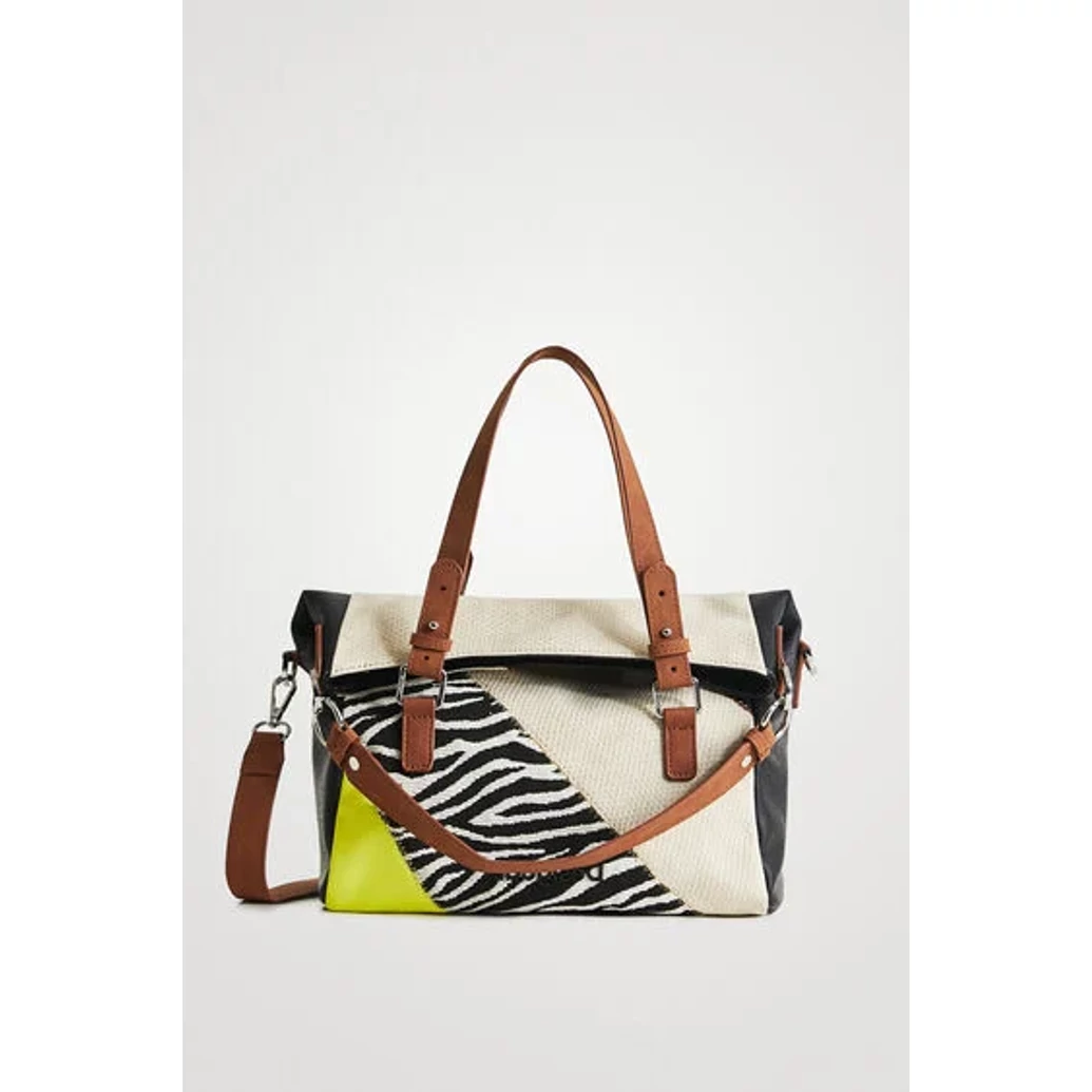 Desigual 2022 zebra mintás kézitáska