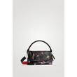 Desigual 2022 fekete crossbody festett virágokkal