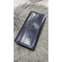 Emporio Valentini sötétkék női bőrpénztárca