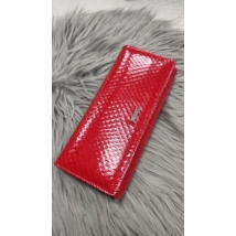 Via55 piros női lakk bőrpénztárca