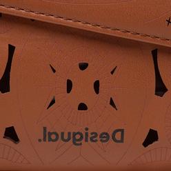 Desigual 2021 kis lézervágott barna crossbody