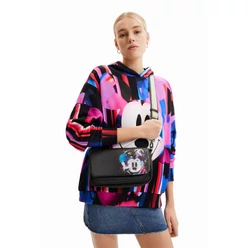Desigual 2023 fekete Mickey egeres oldaltáska