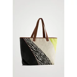 Desigual 2022 nagy válltáska zebra mintával