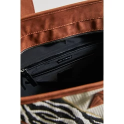 Desigual 2022 nagy válltáska zebra mintával