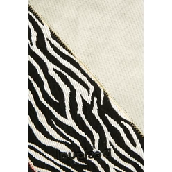 Desigual 2022 nagy válltáska zebra mintával
