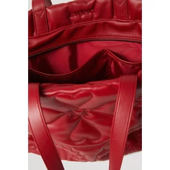 Desigual 2021 nyomott mintás piros shopping bag