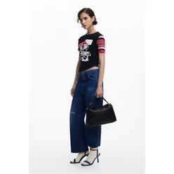 Desigual 2025 fekete mickey egeres kézi/oldaltáska